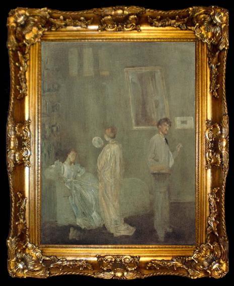 framed  James Abbot McNeill Whistler The Artist s Studio, ta009-2